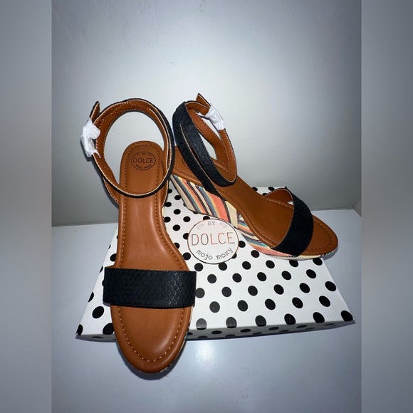 NIB Mojo Moxy By Dolce Women’s Sandal Multicolor Wedges 9 - Picture 5 of 5